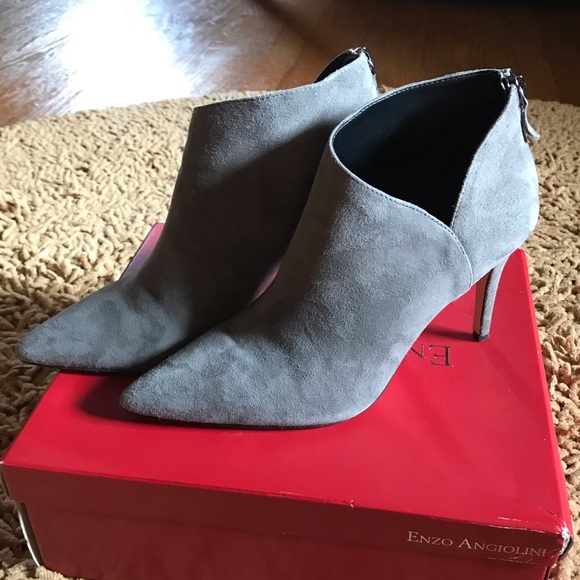 enzo angiolini ruthely suede bootie